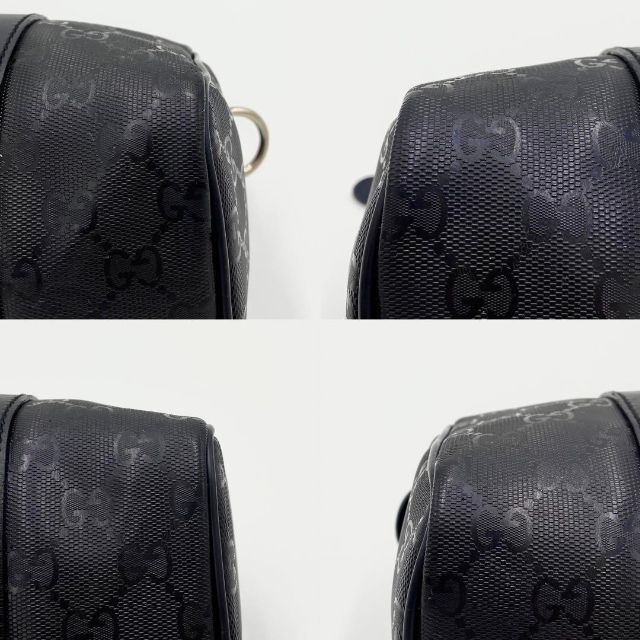 Gucci(グッチ)の✨美品✨ グッチ インプリメ ハンドバッグ GG柄 PVC×レザー ブラック レディースのバッグ(ハンドバッグ)の商品写真