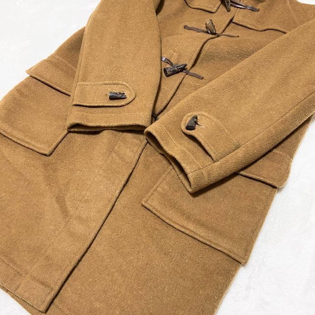 グローバーオール groverall ダッフルコート 茶 ロング ウールL