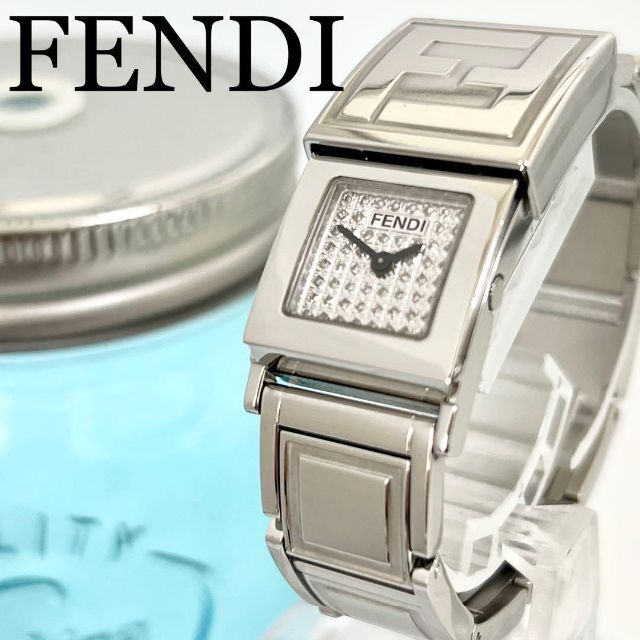 レディース478 FENDI フェンディ時計　レディース腕時計　ダイヤ　シークレットブレス