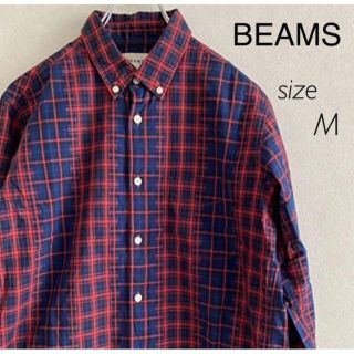 ビームス(BEAMS)のbeams ビームス　長袖シャツ　チェック柄　ボタンダウン　コットン(シャツ)