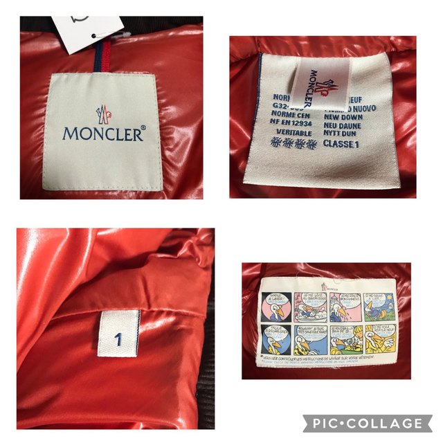 moncler 千鳥柄　ダウンベスト