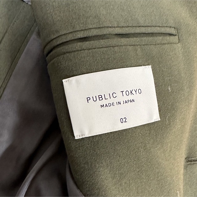 PUBLIC TOKYO セットアップ椿 ストレッチテーラードジャケット&パンツ 2