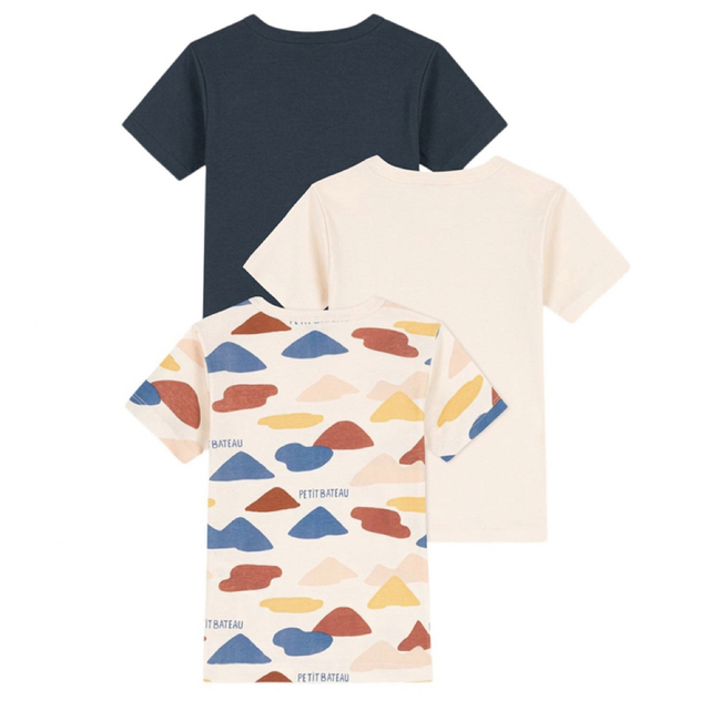 PETIT BATEAU(プチバトー)のRK様専用【PETIT BATEAU】半袖Tシャツ３枚組 キッズ/ベビー/マタニティのキッズ服女の子用(90cm~)(Tシャツ/カットソー)の商品写真