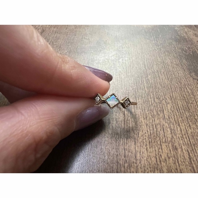 ete(エテ)のete スクエアオパールリング レディースのアクセサリー(リング(指輪))の商品写真