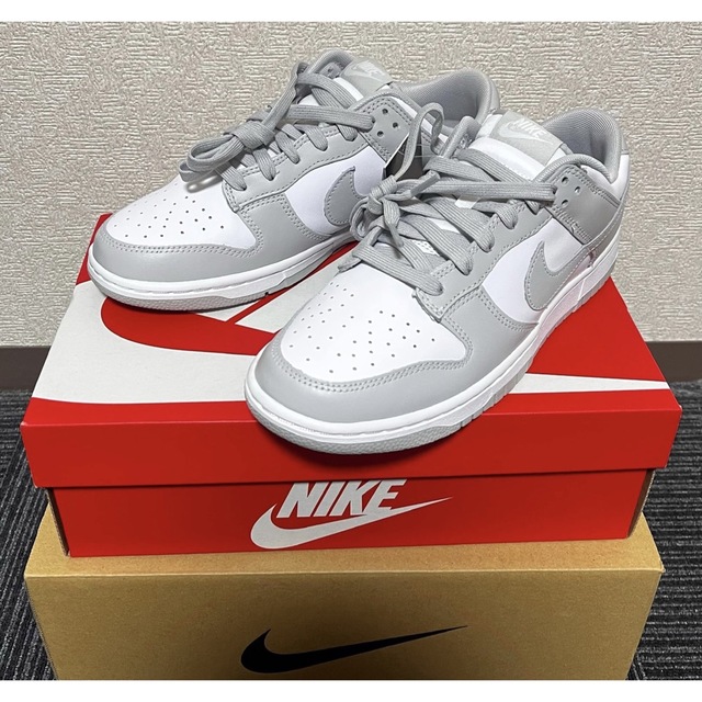 NIKE(ナイキ)のNike Dunk Low Retro Grey Fog 26.5cm メンズの靴/シューズ(スニーカー)の商品写真