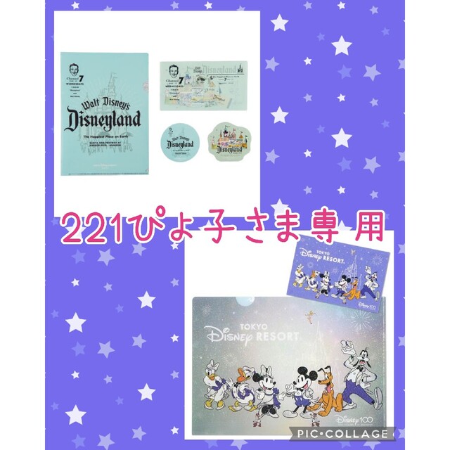 キャラクターグッズ221ぴよ子さま専用　ディズニー100周年　クリアファイル　キーチェーン