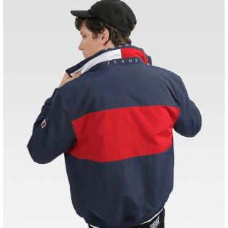 トミーヒルフィガー(TOMMY HILFIGER)の希少XL★tommy ナイロンjacket(ナイロンジャケット)