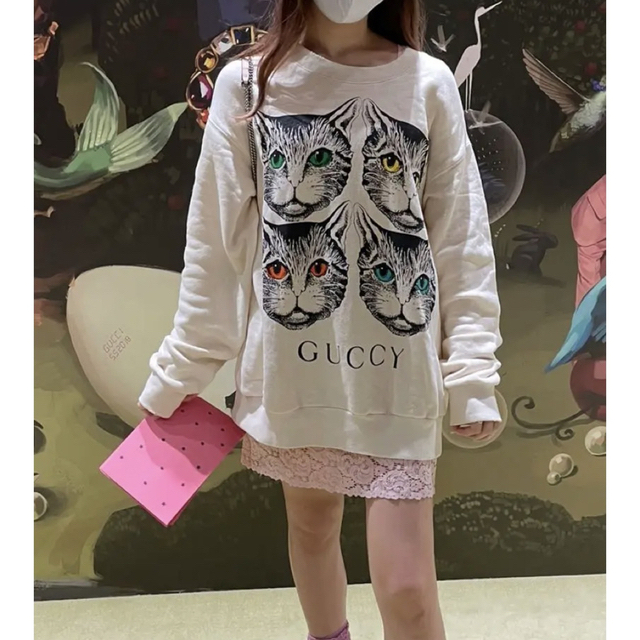グッチ 猫 トレーナー