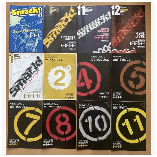 渋谷O-Group「smack!」フリーペーパー67冊セット 2004～14年頃 エンタメ/ホビーの雑誌(音楽/芸能)の商品写真