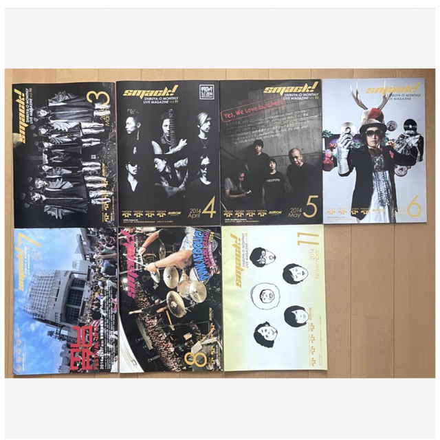 渋谷O-Group「smack!」フリーペーパー67冊セット 2004～14年頃 エンタメ/ホビーの雑誌(音楽/芸能)の商品写真