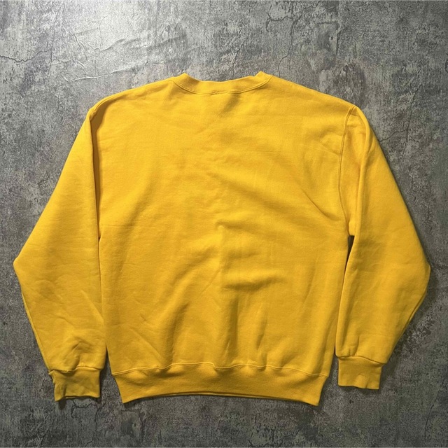 90s  RUSSELL ATHLETIC  スウェット　無地　黄色　XL