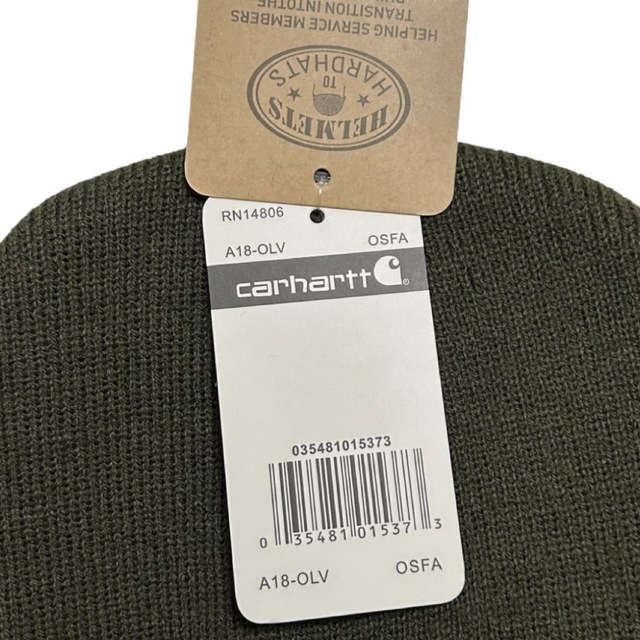 carhartt(カーハート)の[新品・未使用　タグ付き]カーハート　ニット帽 メンズの帽子(ニット帽/ビーニー)の商品写真