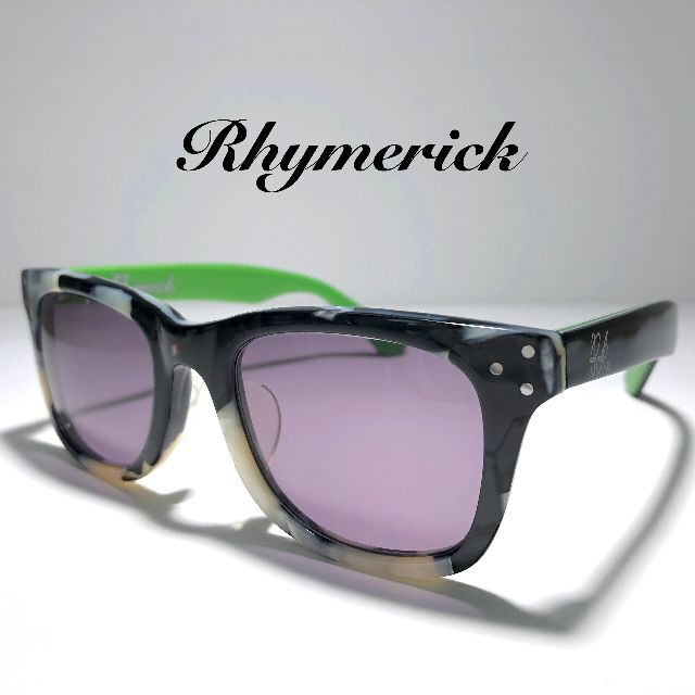 ◆ Rhymerick ◆ ホルスタイン柄ウェリントンサングラス