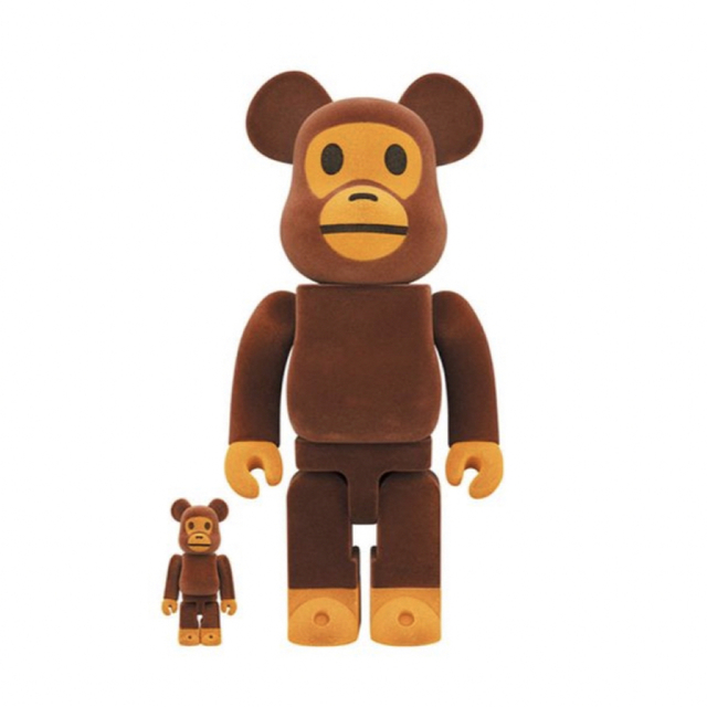 BE@RBRICK BABY MILO Flocky 100％ & 400％