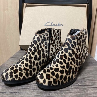 Clarks（クラークス） レオパードブーツ♪ シンデレラサイズ　小さめサイズ