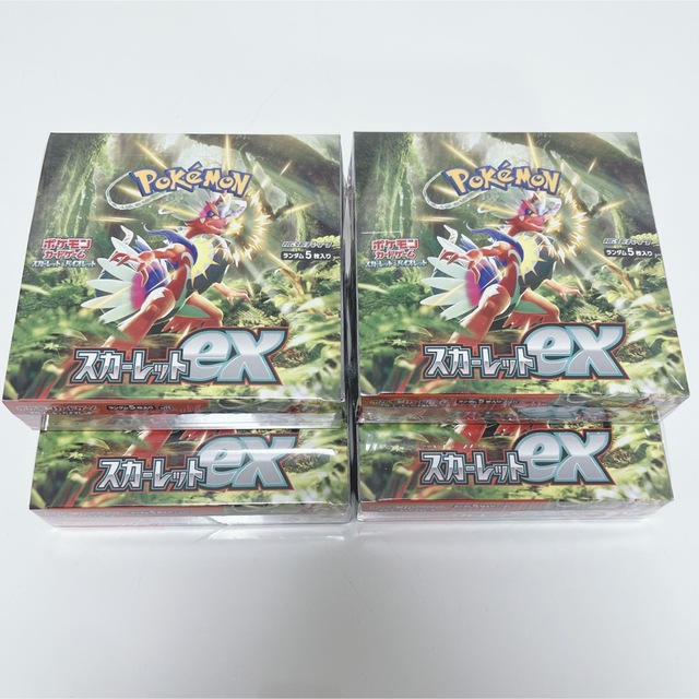 ポケモンカード スカーレットex box 4箱