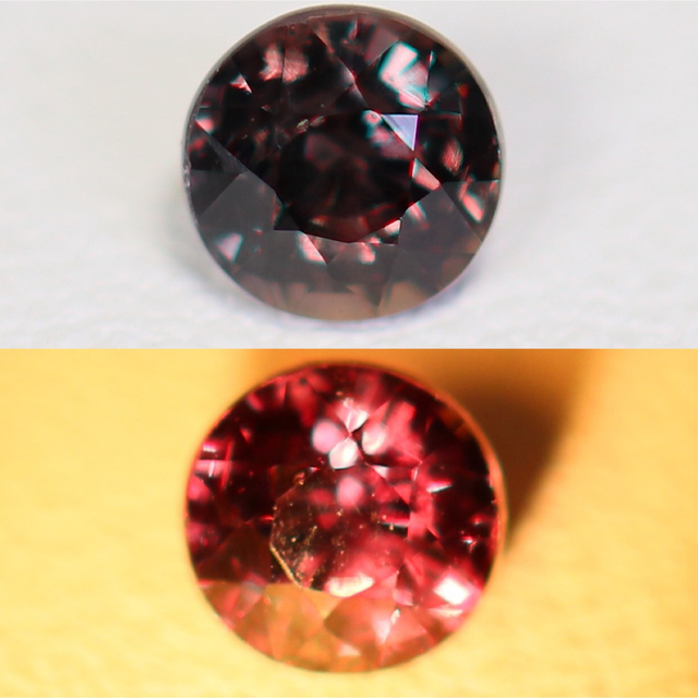 天然カラーチェンジサファイア』0.75ct タンザニア産 ルース【3073S