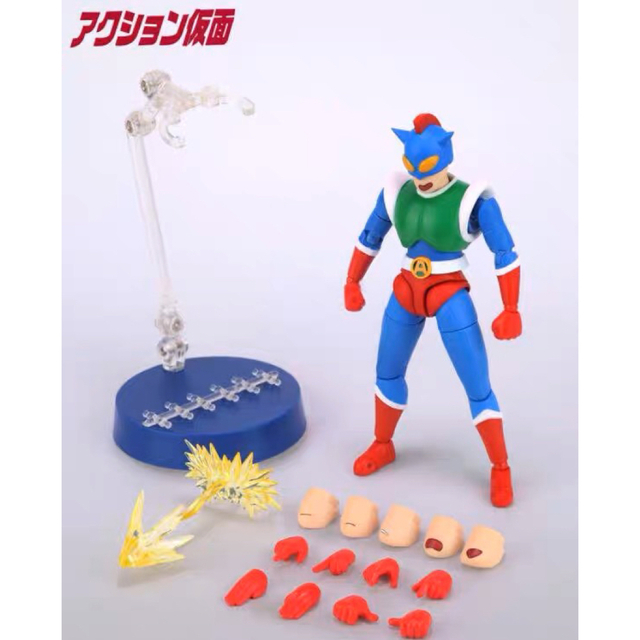 GT模型 1/12 クレヨンしんちゃん アクション仮面 可動フィギュ