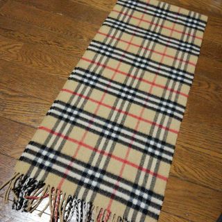 バーバリー(BURBERRY)の135超美品　バーバリー　BURBERRY　マフラー　カシミア(マフラー/ショール)