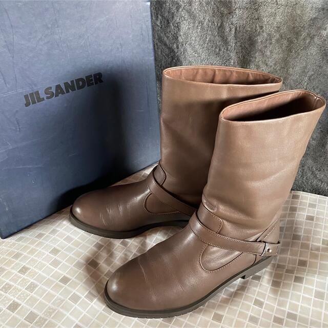 箱つき JIL SANDER ジルサンダー ブーツ 靴