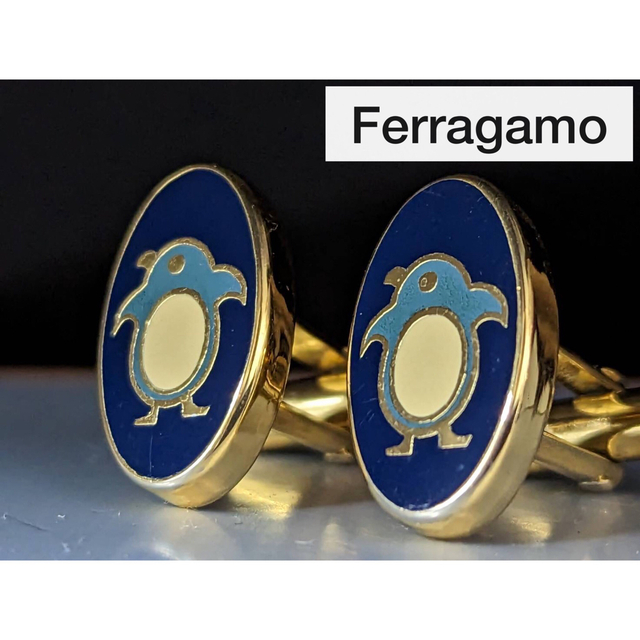 ◆Ferragamo  カフス　ペンギン　No.111