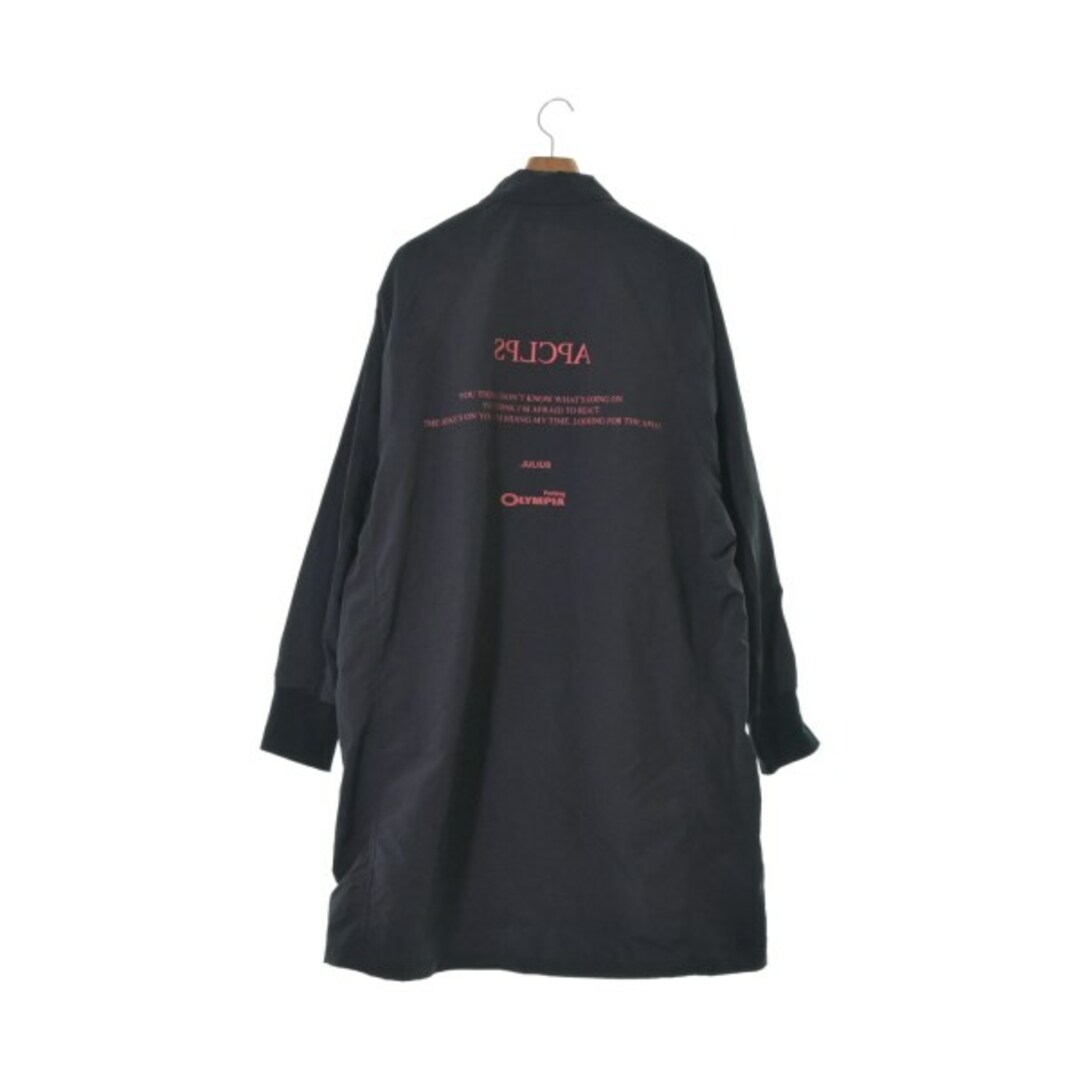 JULIUS - JULIUS ユリウス ステンカラーコート 3(L位) 黒 【古着