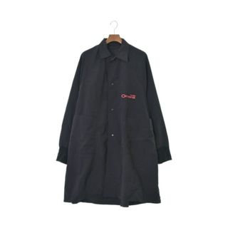 JULIUS ユリウス ステンカラーコート 3(L位) 黒 【古着】【中古】