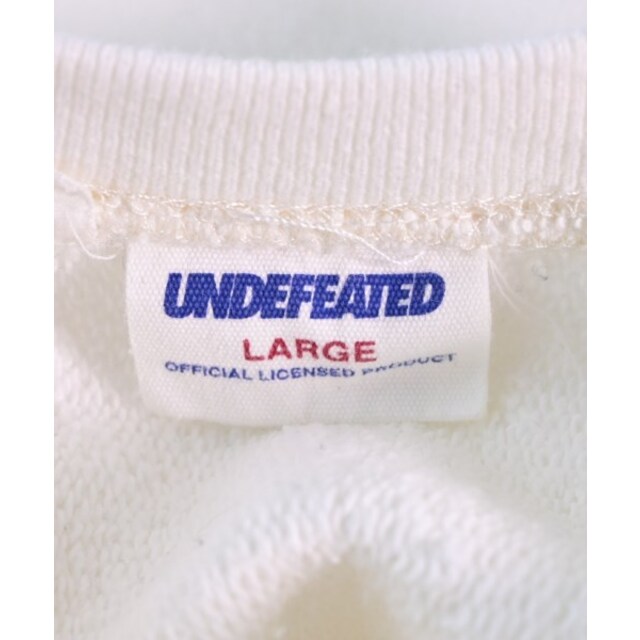 UNDEFEATED アンディフィーテッド スウェット L 白 2