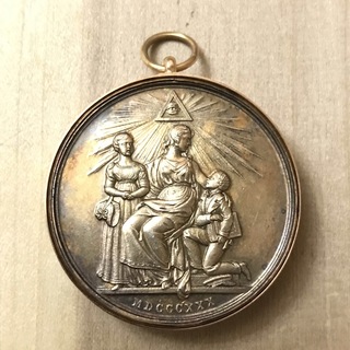 フリーメイソン 15金メダルペンダント(ネックレス)
