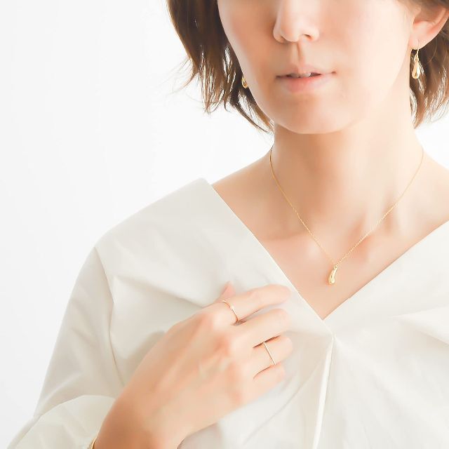 NAOTJEWELRY ナオットジュエリー ティアドロップネックレス ゴールド