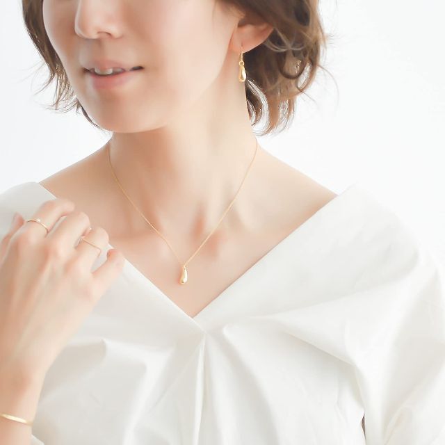 NAOTJEWELRY ナオットジュエリー ティアドロップネックレス ゴールド