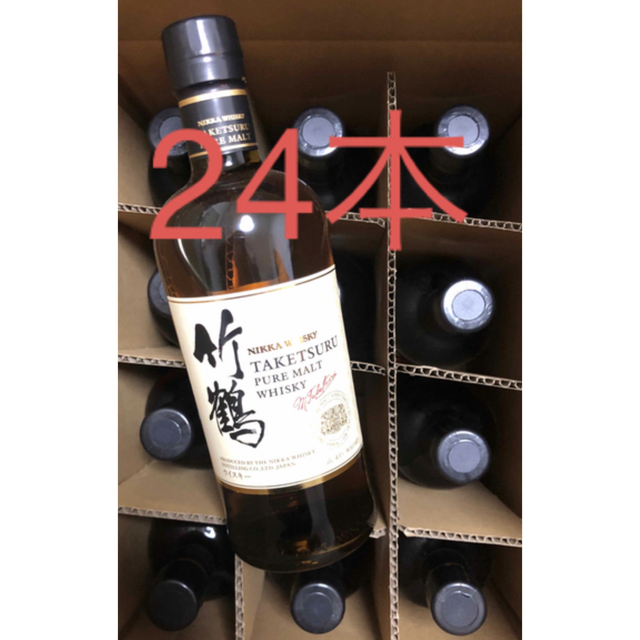 魅力の ニッカピュアモルト竹鶴700ml 24本 ウイスキー - davidbralizz.com