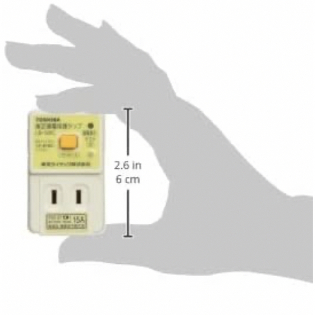 東芝(トウシバ)の漏電保護タップ 漏電ブレーカー TOSHIBA インテリア/住まい/日用品のインテリア/住まい/日用品 その他(その他)の商品写真