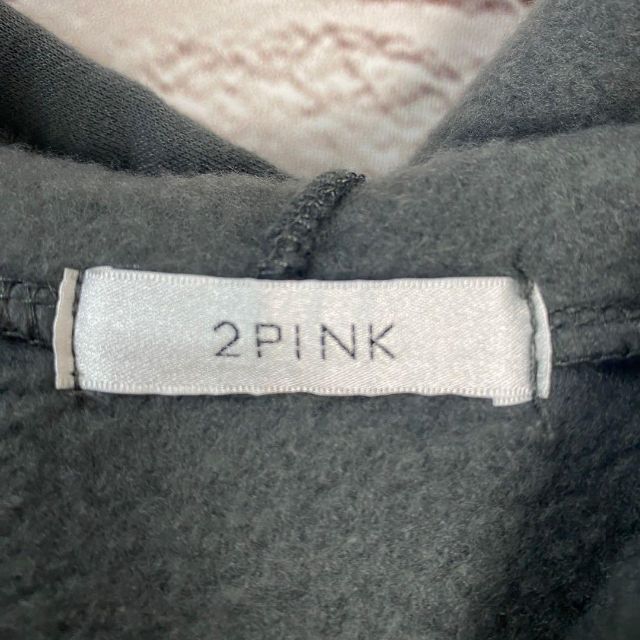 2PINK しまむら　パーカー　ショート丈 レディース　[ L size ] レディースのトップス(パーカー)の商品写真