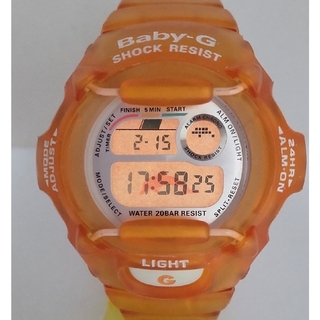 ベビージー(Baby-G)のBaby-G 370 イルクジ カスタム染色オレンジ 🍊(腕時計)
