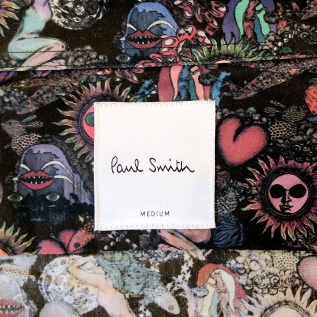 極美品✨Paul Smith ポールスミス シャツ 長袖 ペイズリー柄 金ボタン