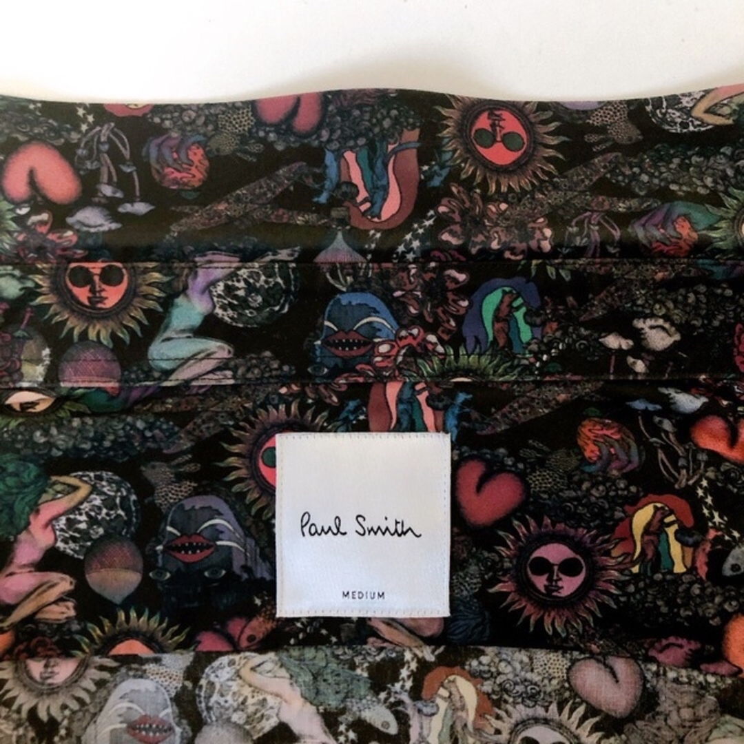 極美品✨Paul Smith ポールスミス シャツ 長袖 ペイズリー柄 金ボタン