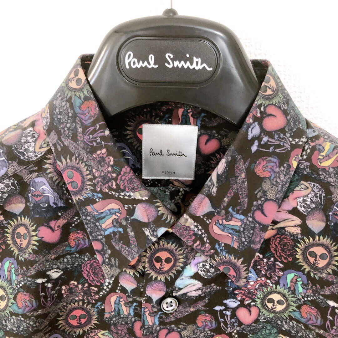 Paul Smith(ポールスミス)のポールスミス 長袖シャツ 総柄 ブラック系 メンズのトップス(シャツ)の商品写真