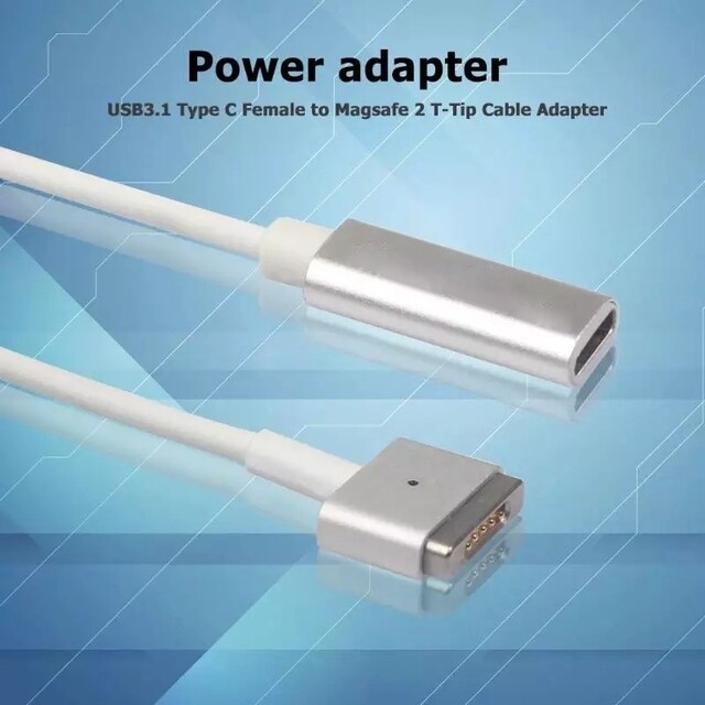 【匿名即発送】MagSafe2 & USB-C MacBook用充電アダプタ スマホ/家電/カメラのPC/タブレット(PC周辺機器)の商品写真