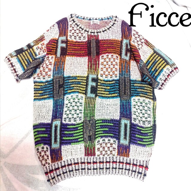 Ficce フィッチェ ヨシユキコニシ ニット 柄ニット