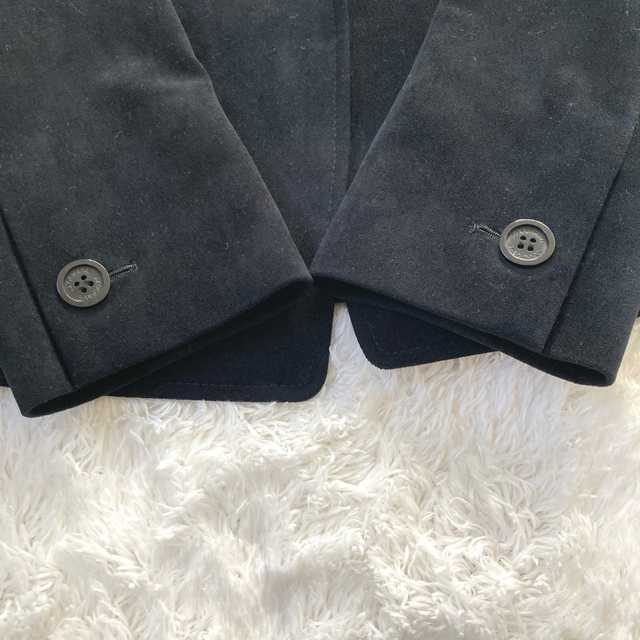 美品✨ 22OCTOBRE テーラードジャケット ベロア　高級感　オケージョン45cm袖丈