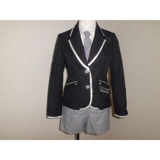 リズリサドール(LIZ LISA doll)の美品150 リズリサドールバンビーナ黒ジャケット卒服卒業式スーツパンツスタイル(ドレス/フォーマル)