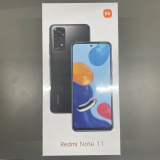 アンドロイド(ANDROID)のレドミ　redmi Note11 トワイライトブルー　未開封(スマートフォン本体)