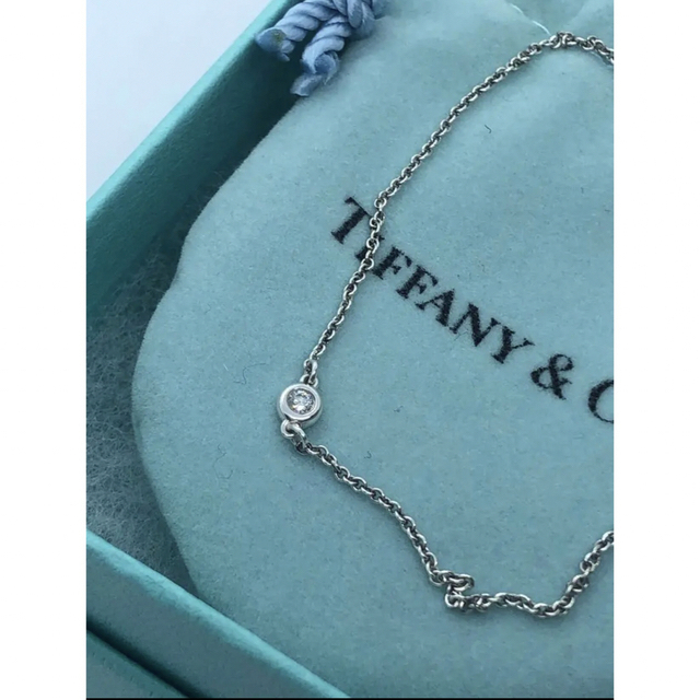 美品 Tiffanyティファニーバイザヤード ブレスレット ダイヤ1P | www