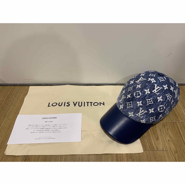 最安値に挑戦】 ルイ・ヴィトン - VUITTON LOUIS キャップ ブルー