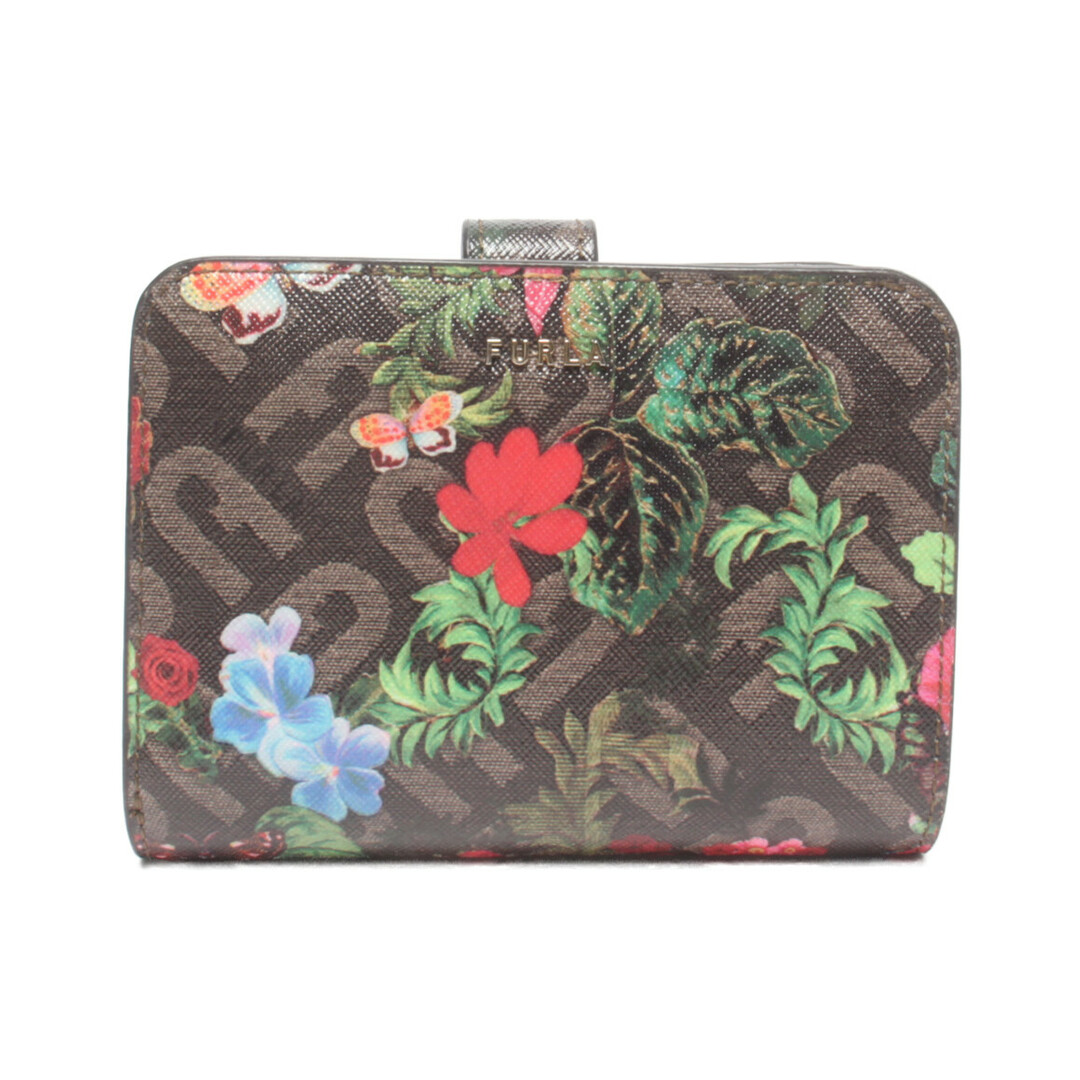 Furla - 美品 フルラ FURLA 二つ折り財布 花柄 レディースの通販 by