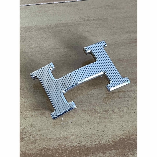 エルメス コンスタンス Hベルト ストリエ シルバー バックル - ベルト