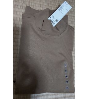 ユニクロ(UNIQLO)のユニクロ   ヒートテックコットン タートルネック☆   新品(Tシャツ(長袖/七分))