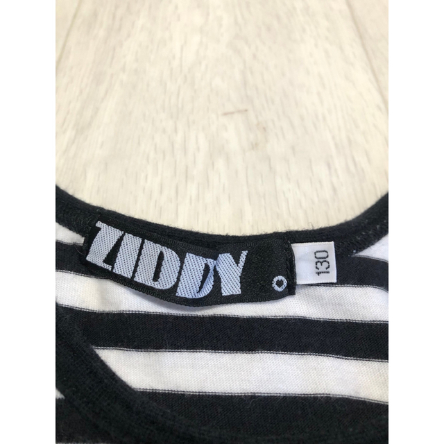 ZIDDY(ジディー)の【お買得】ZIDDY 130cm夏物 トップス 袖なし ボーダー キッズ/ベビー/マタニティのキッズ服女の子用(90cm~)(Tシャツ/カットソー)の商品写真