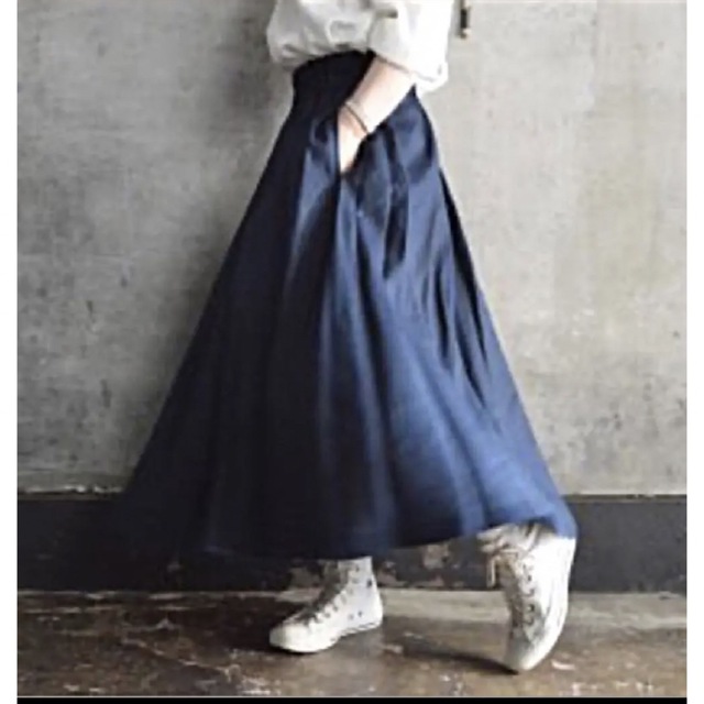 ポイゼ pois E ＊ オペラスカート リネン レディースのスカート(ロングスカート)の商品写真